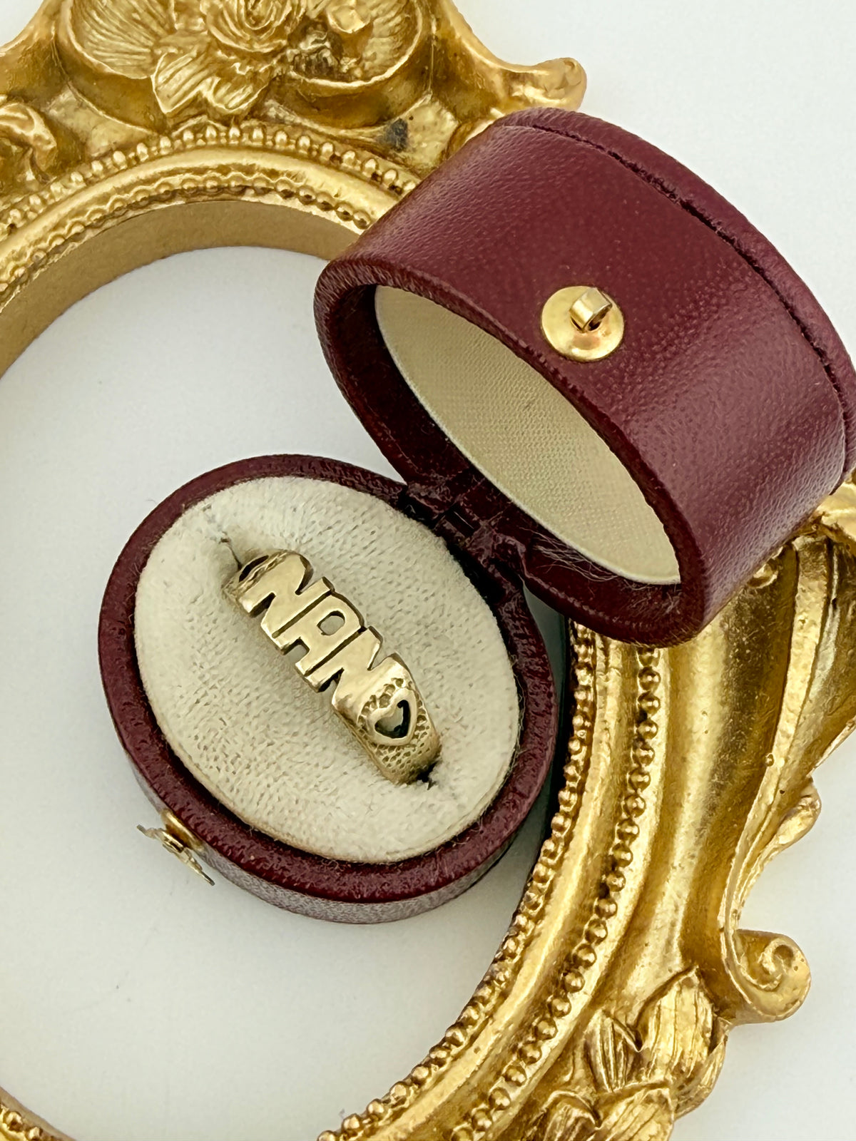Vintage 9ct Gold NAN Ring