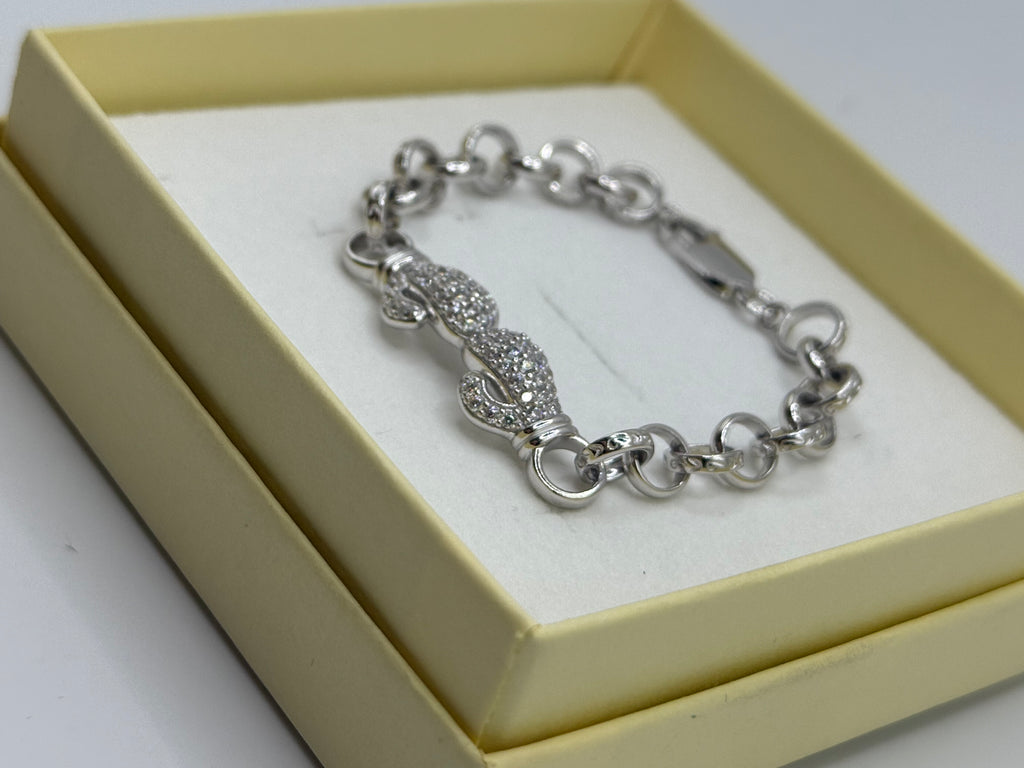 New Sterling Silver Children’s Boxing Glove Belcher Bracelet