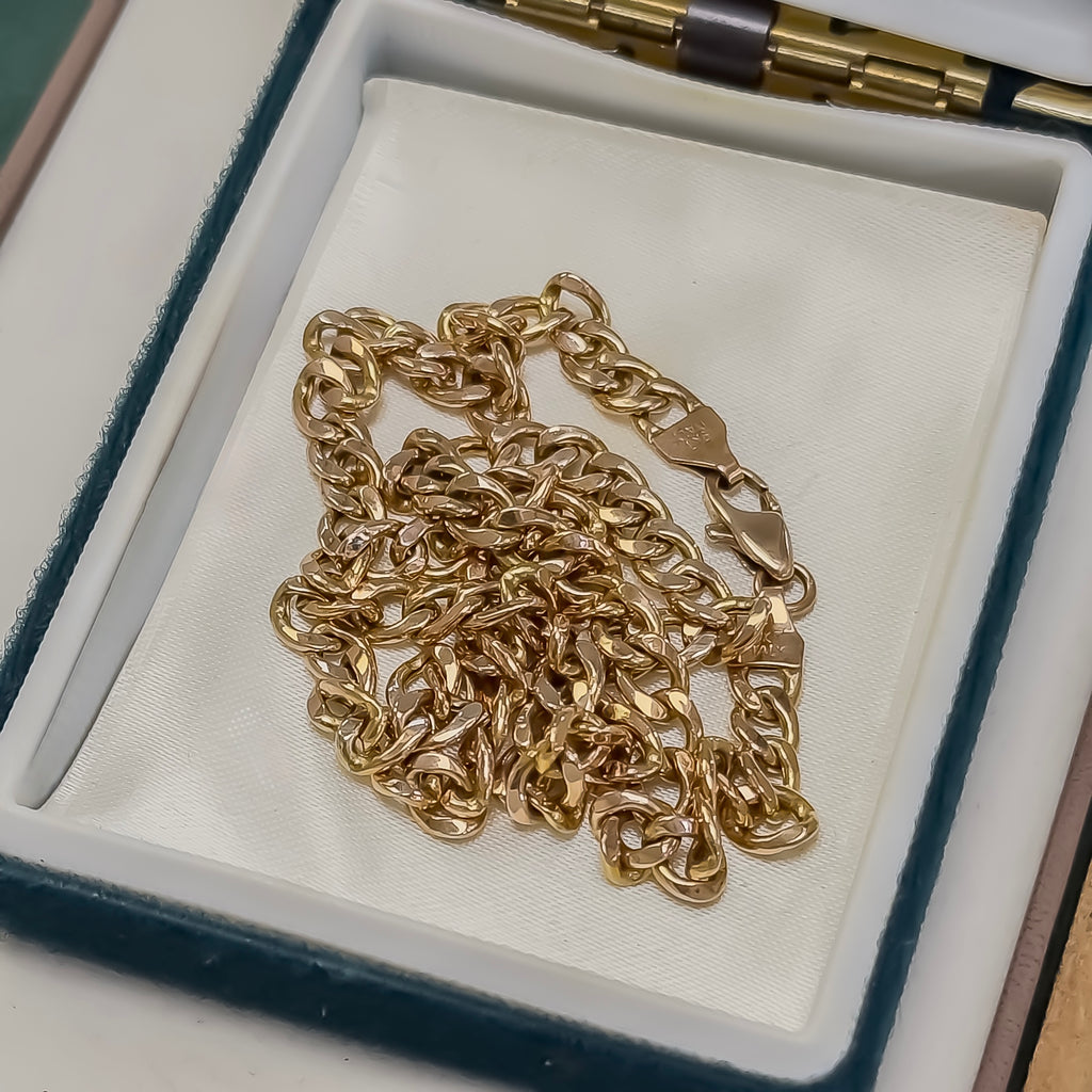 Vintage 9ct Gold Curb Chain