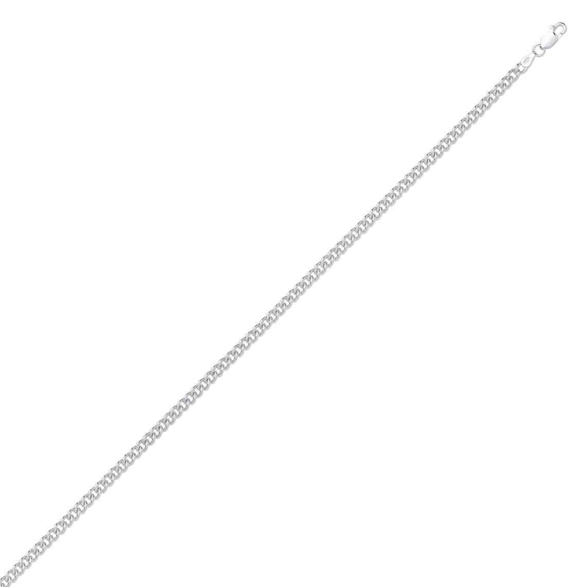 New Sterling Silver Curb Chain