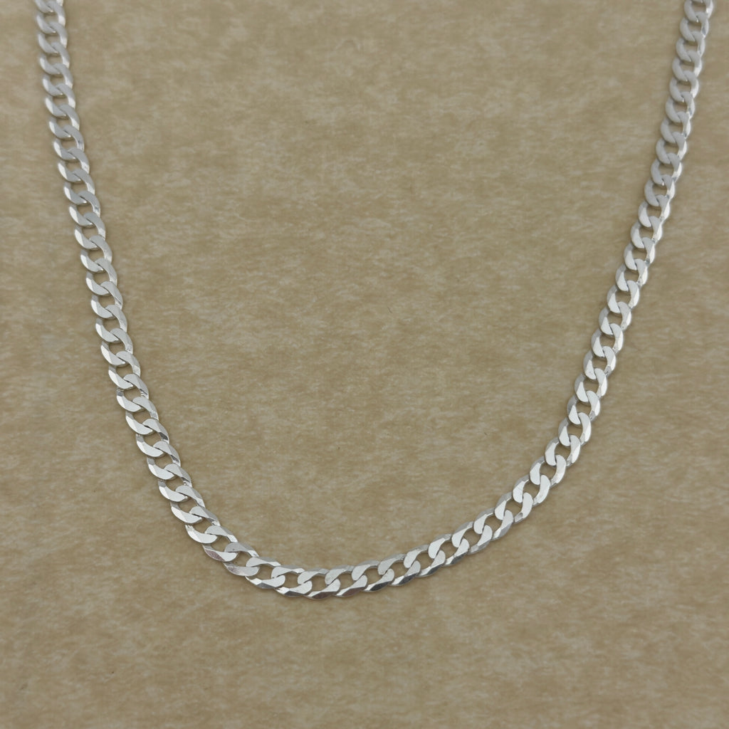 Brand new sterling silver curb chain