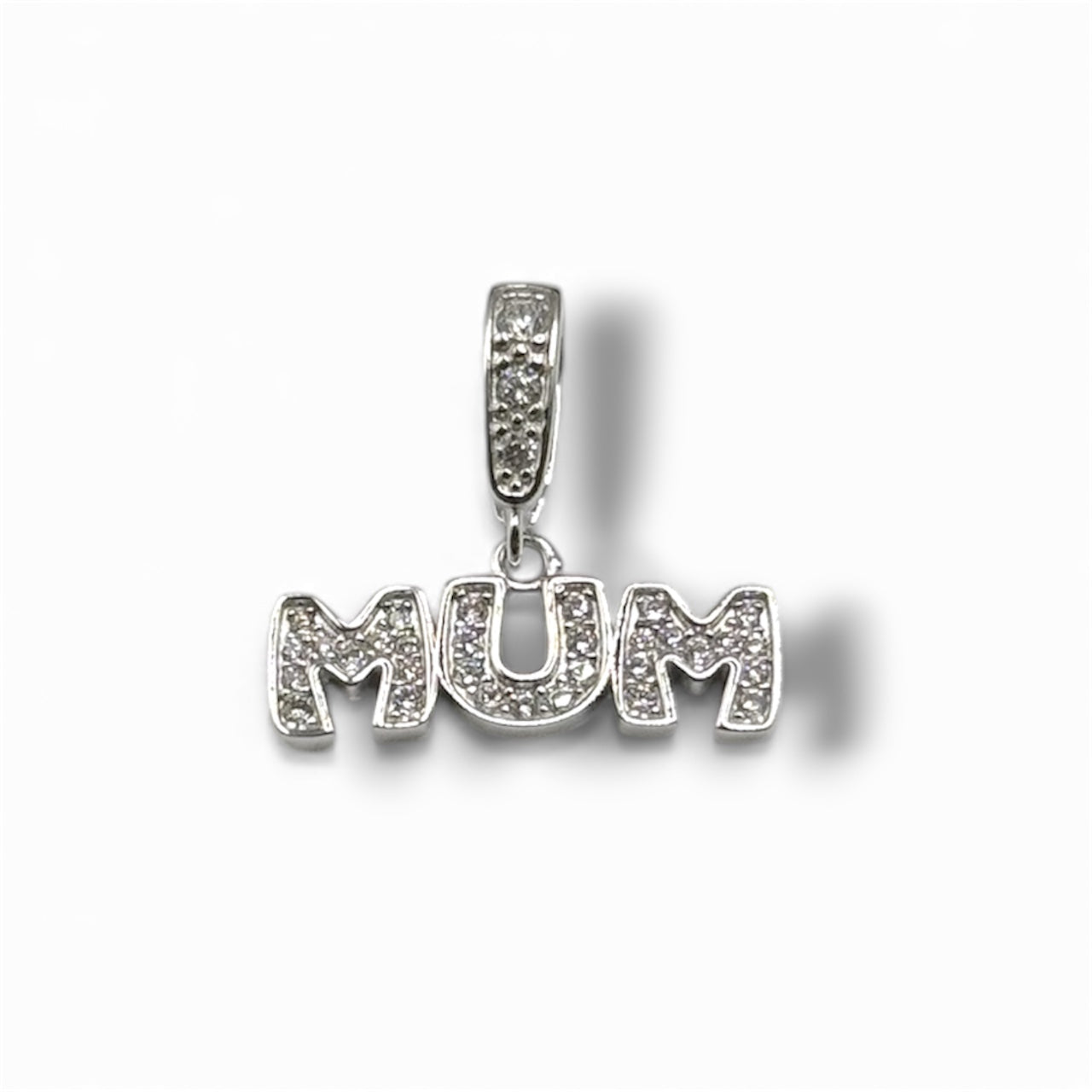 New Sterling Silver MUM Pendant