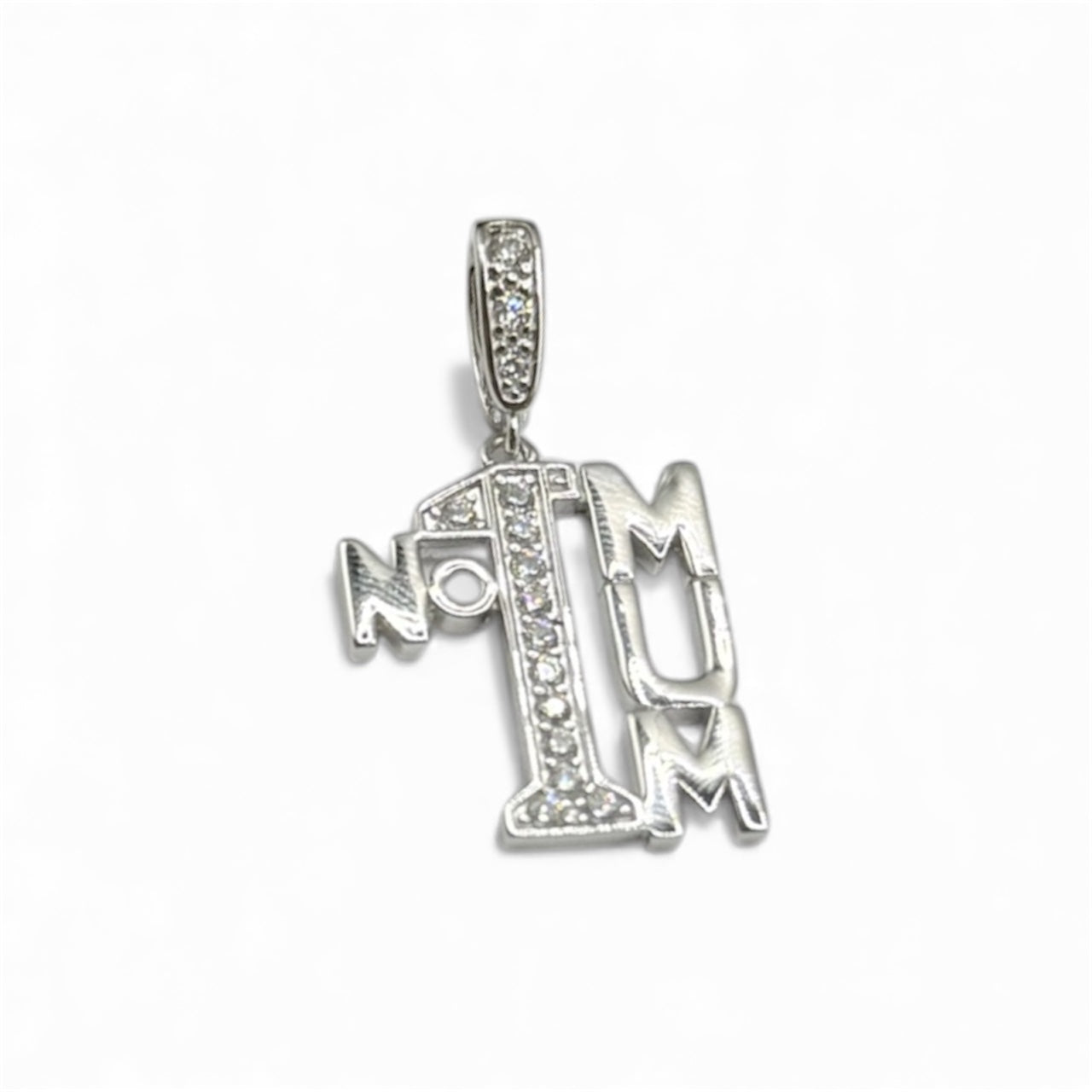 New Sterling Silver No.1 MUM Pendant
