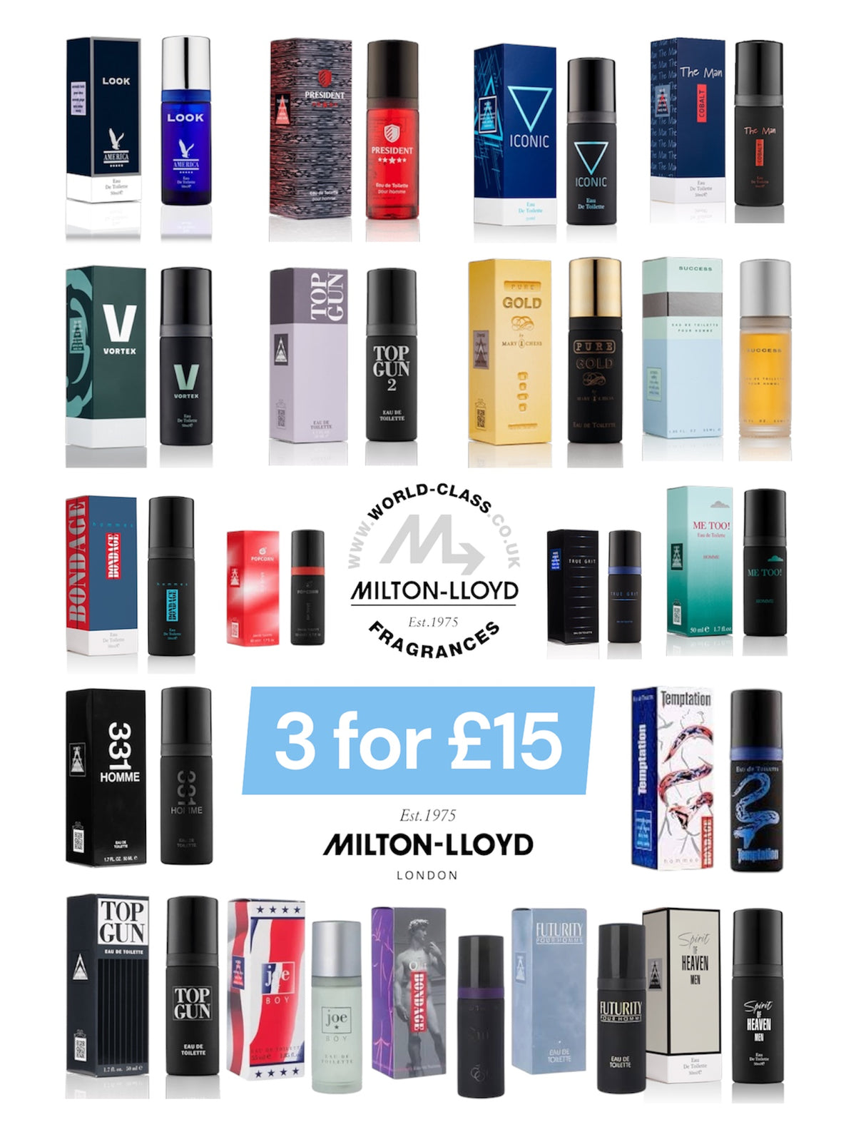 Milton Lloyd Fragrances - Men