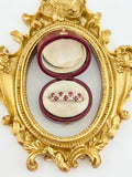 Vintage 9ct Gold Ruby & Diamond Ring