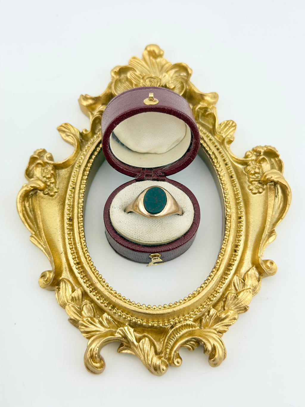 Vintage 9ct Gold Bloodstone Ring