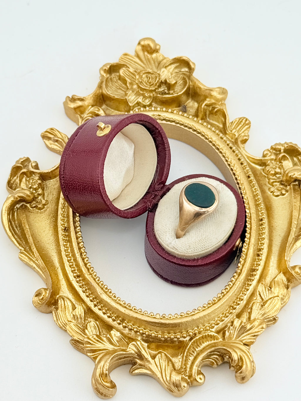 Vintage 9ct Gold Bloodstone Ring