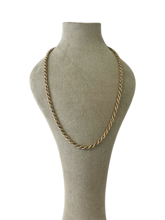 Vintage Gold 9ct Rope Chain