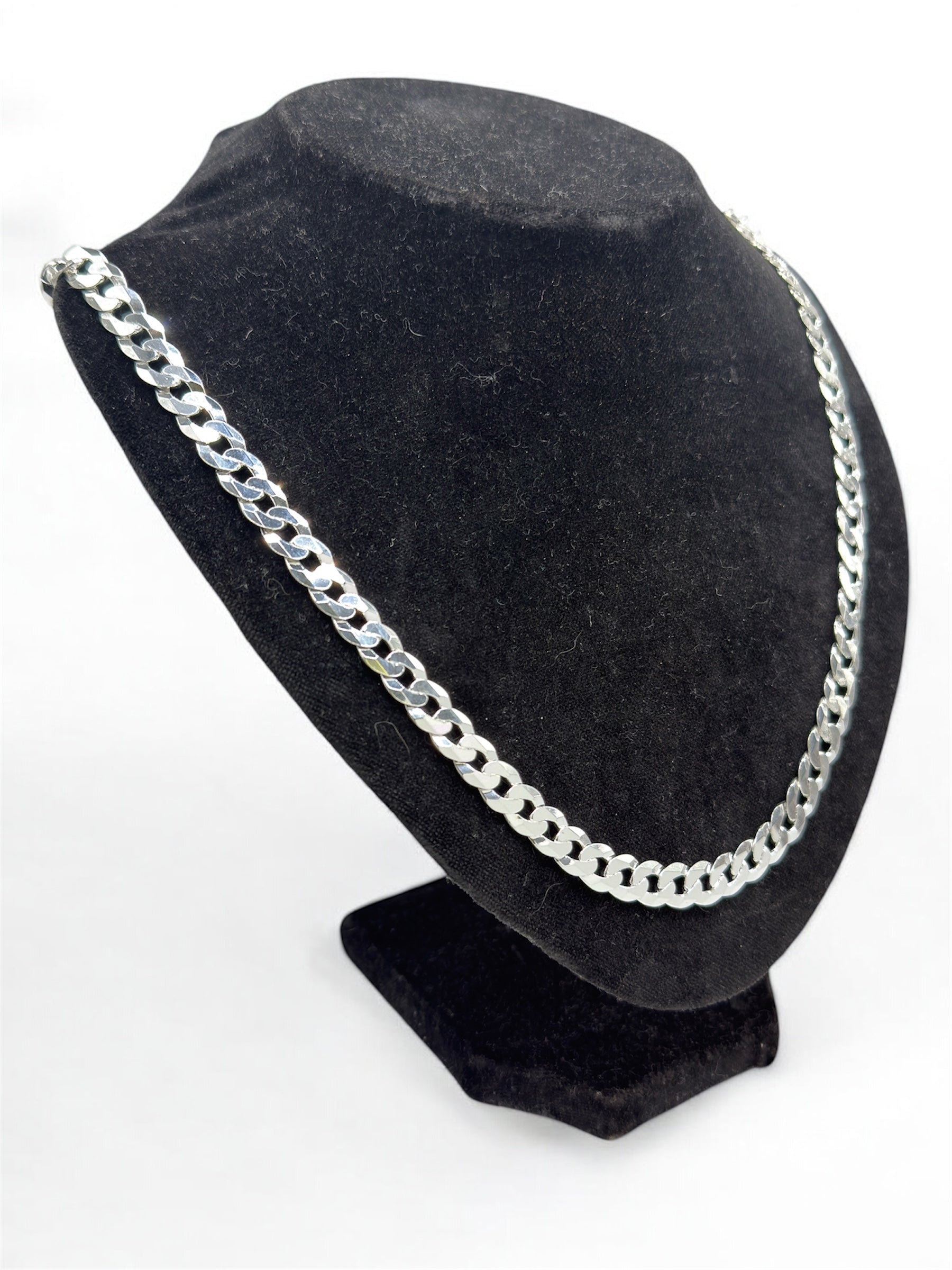 New Sterling Silver Curb Chain