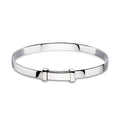 New Sterling Silver Plain Baby Bangle