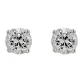 New Sterling Silver Cubic Zirconia Earrings