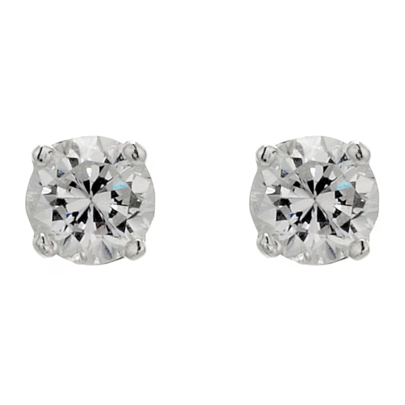 New Sterling Silver Cubic Zirconia Earrings