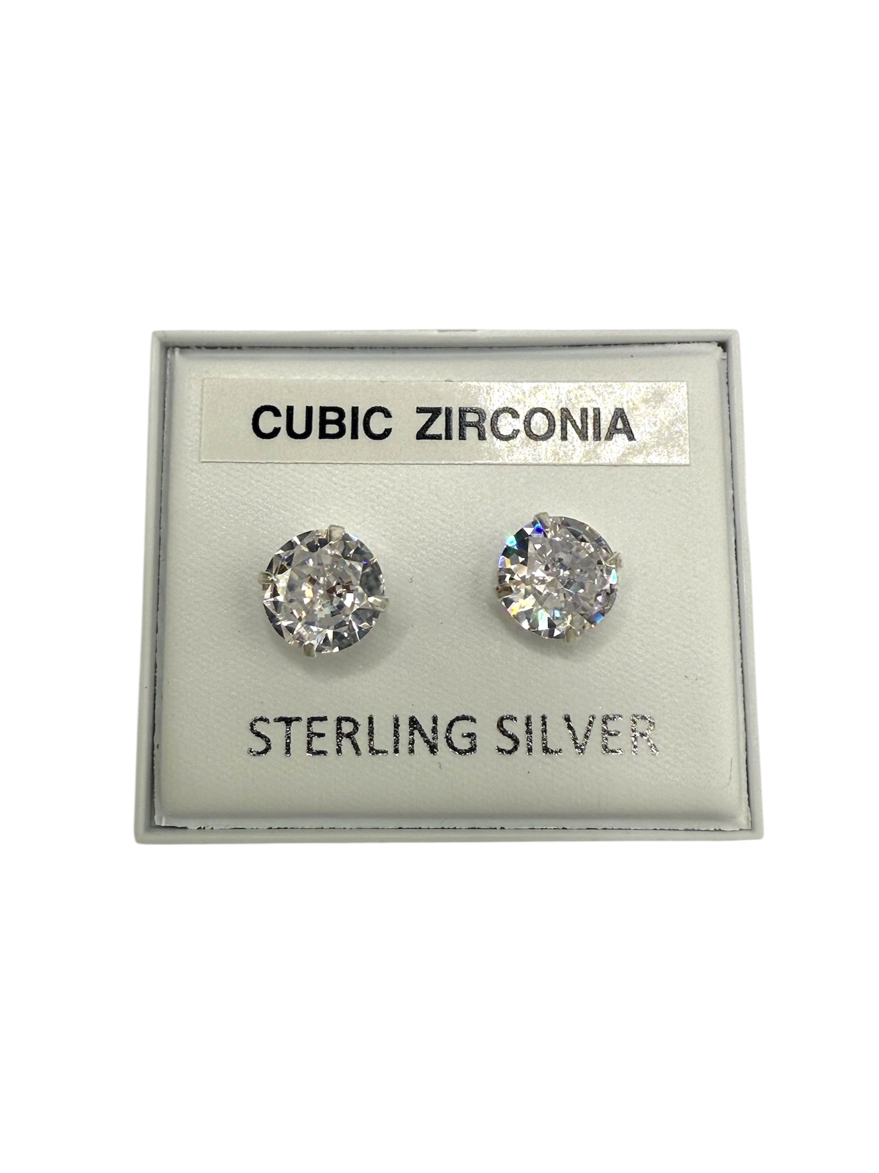New Sterling Silver Cubic Zirconia Earrings