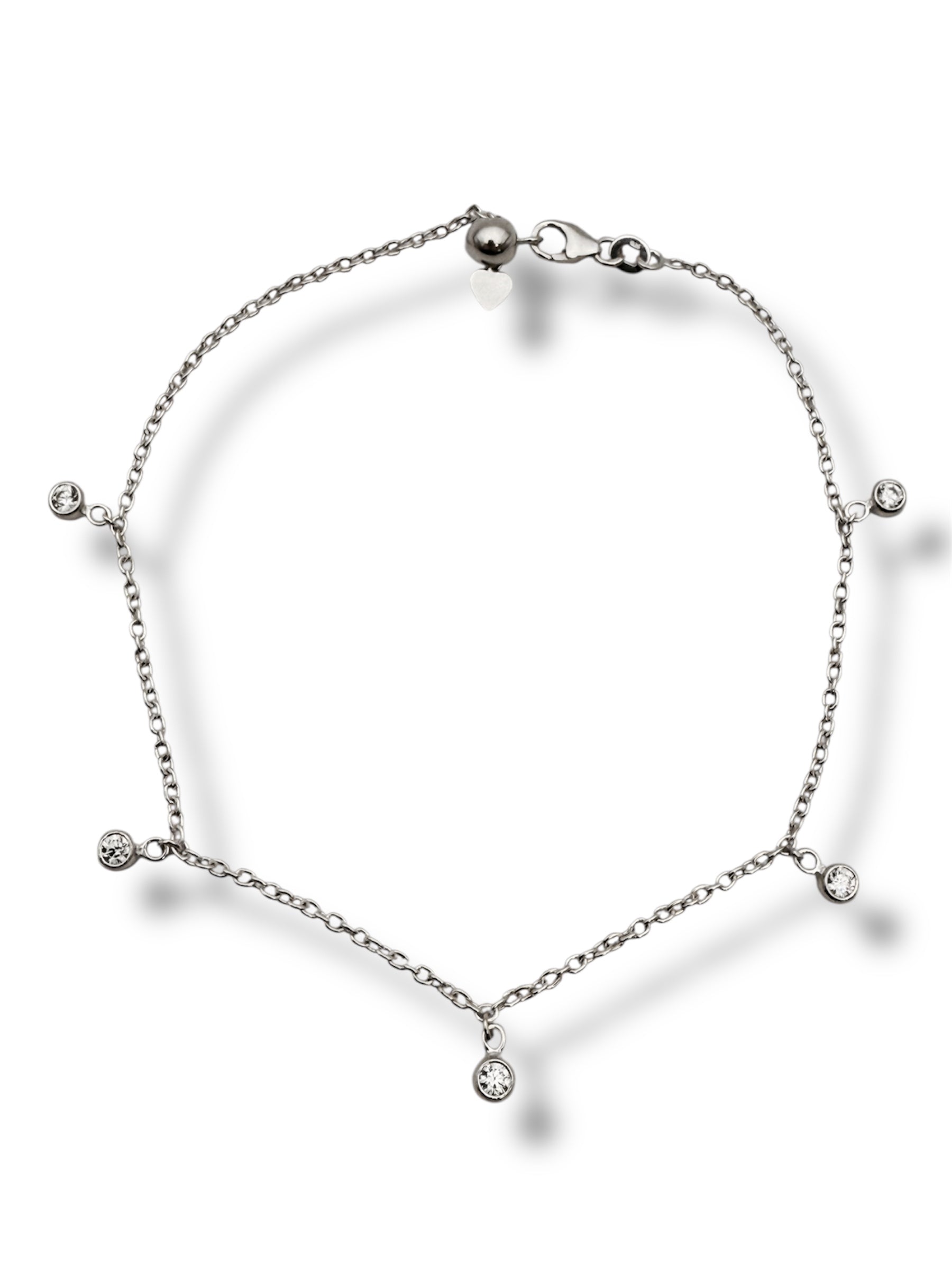 New Sterling Silver Chain Design Anklet