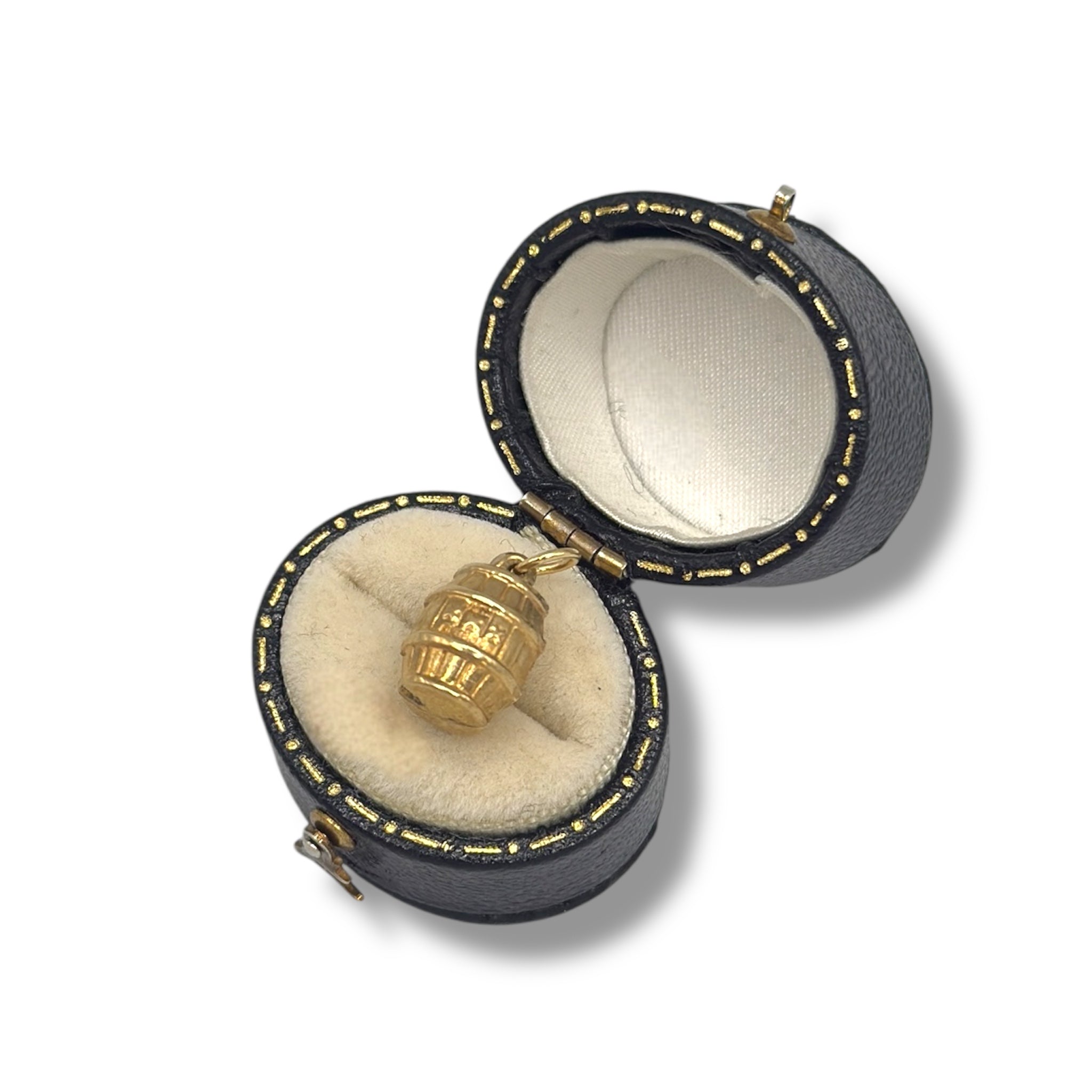 Vintage 9ct Gold Small Liquor/Beer Barrel Charm