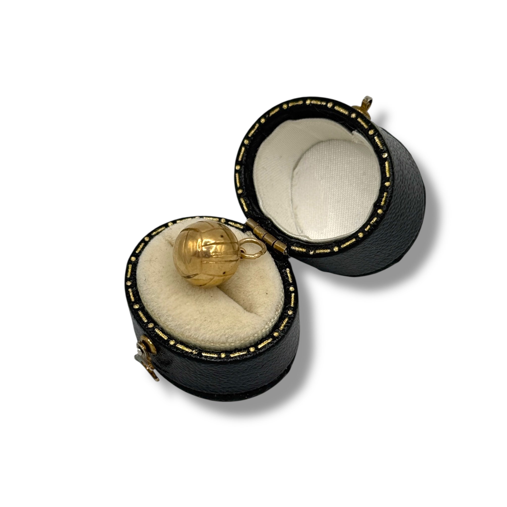 Vintage 9ct Gold Football Charm