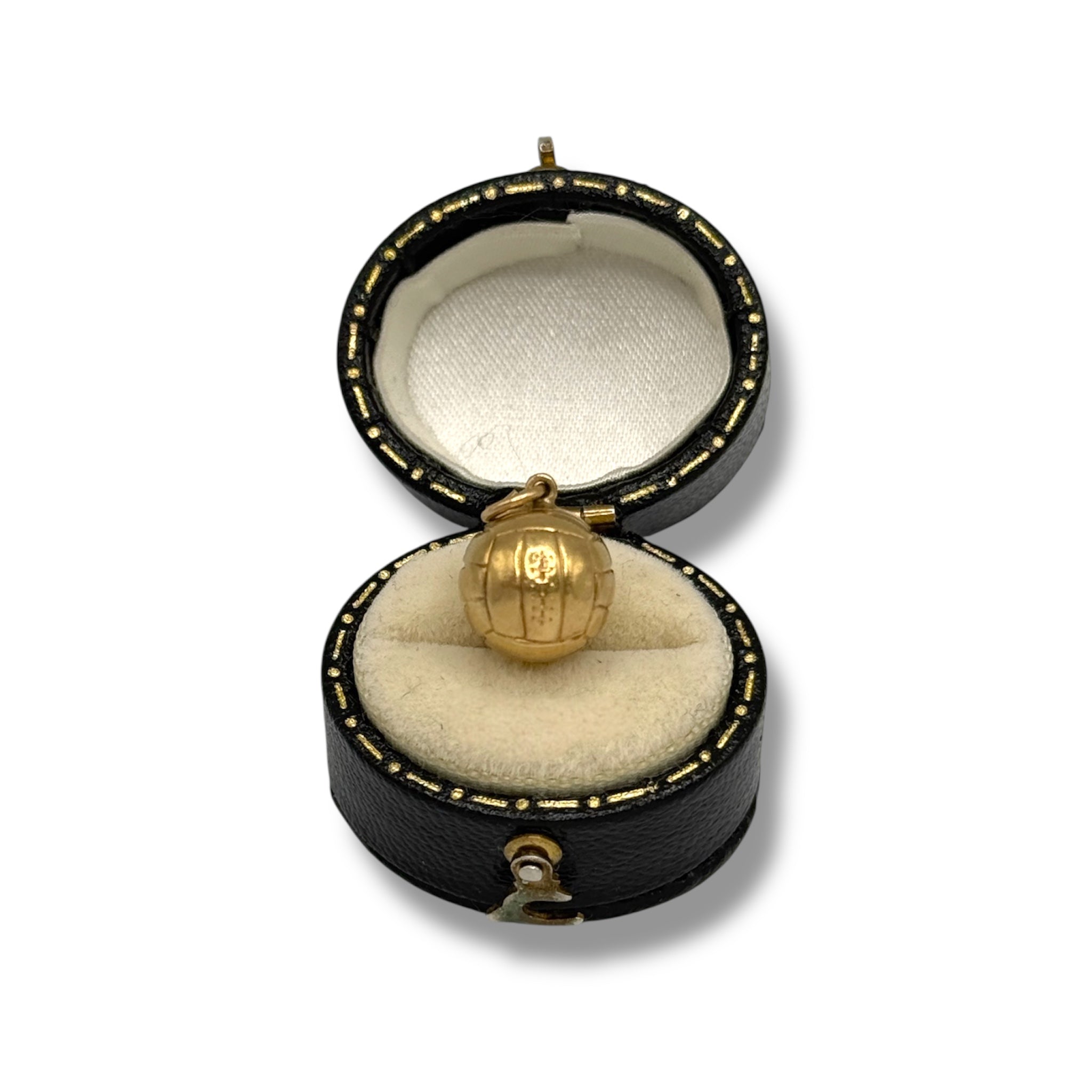 Vintage 9ct Gold Football Charm