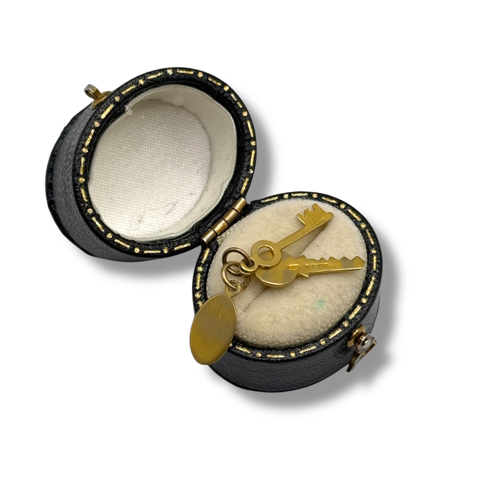 Vintage 9ct Gold Keys Charm