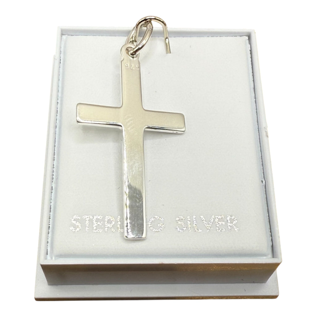 New Sterling Silver Cross Pendant