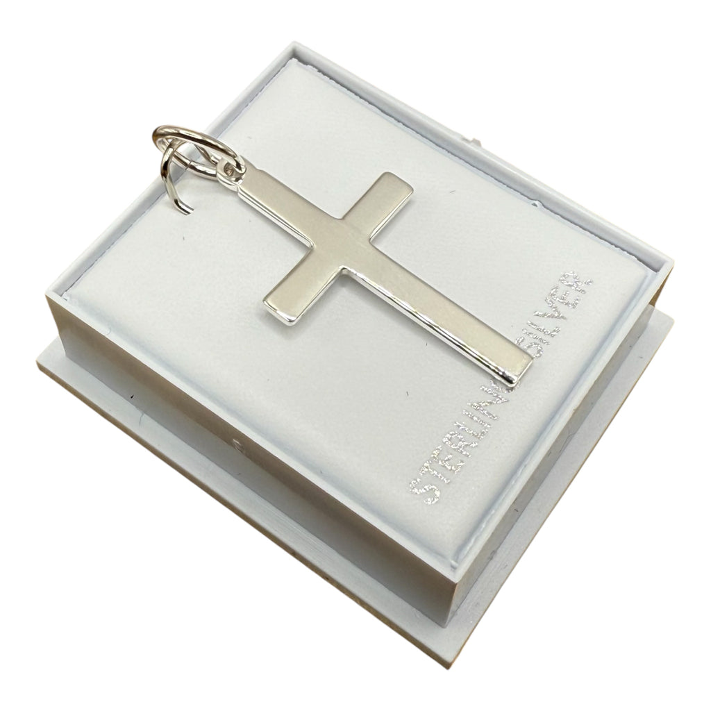 New Sterling Silver Cross Pendant