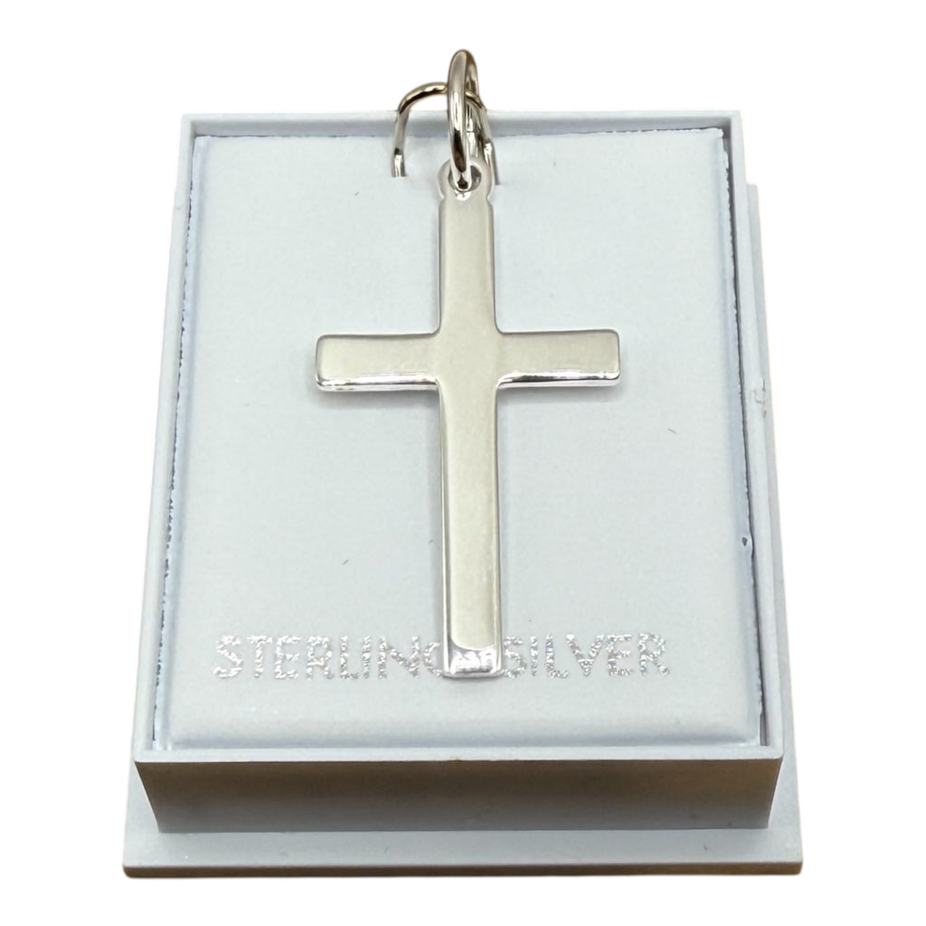 New Sterling Silver Cross Pendant