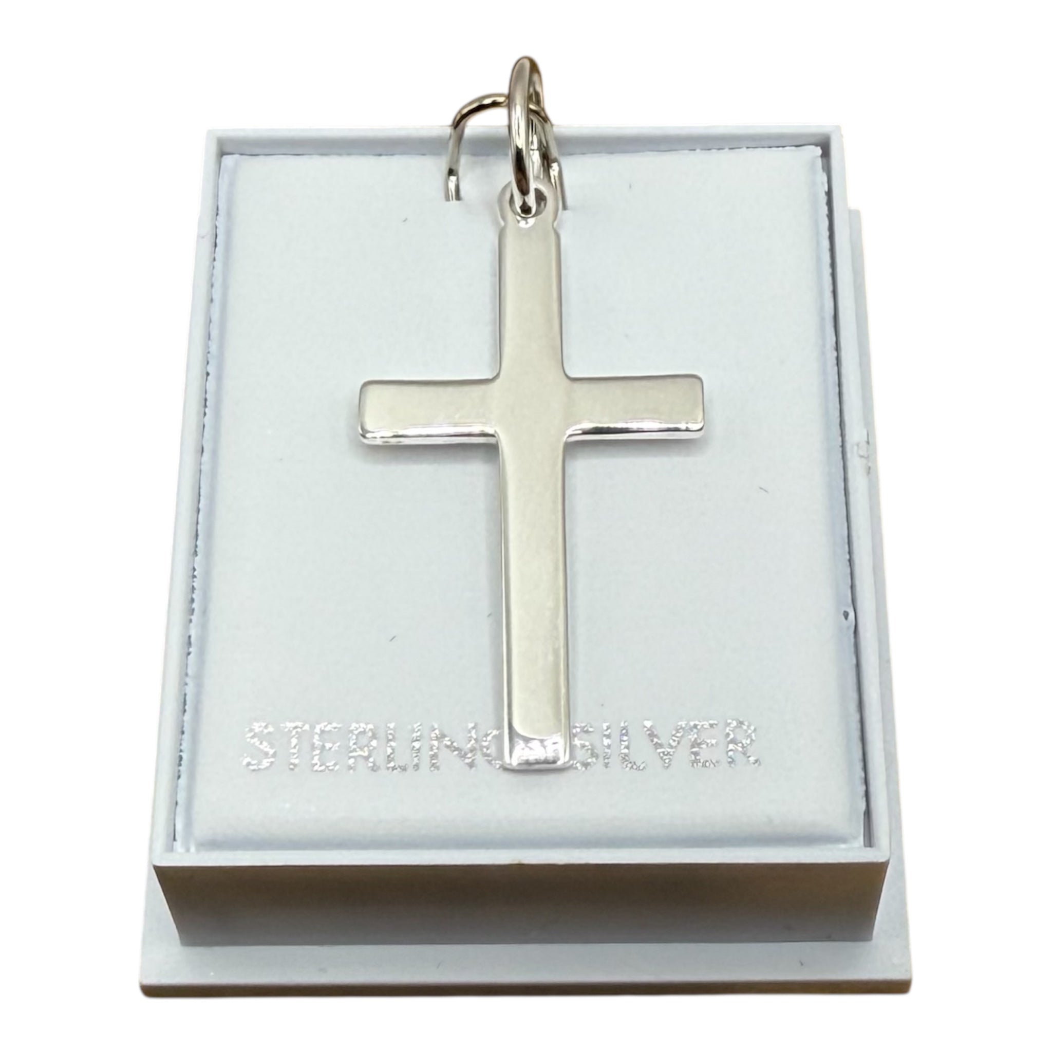 New Sterling Silver Cross Pendant