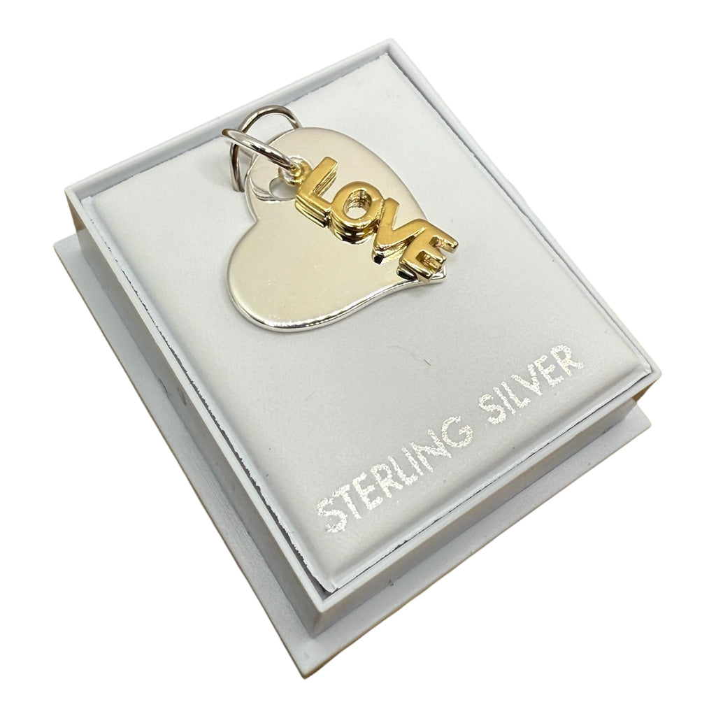 New Sterling Silver Heart Pendant