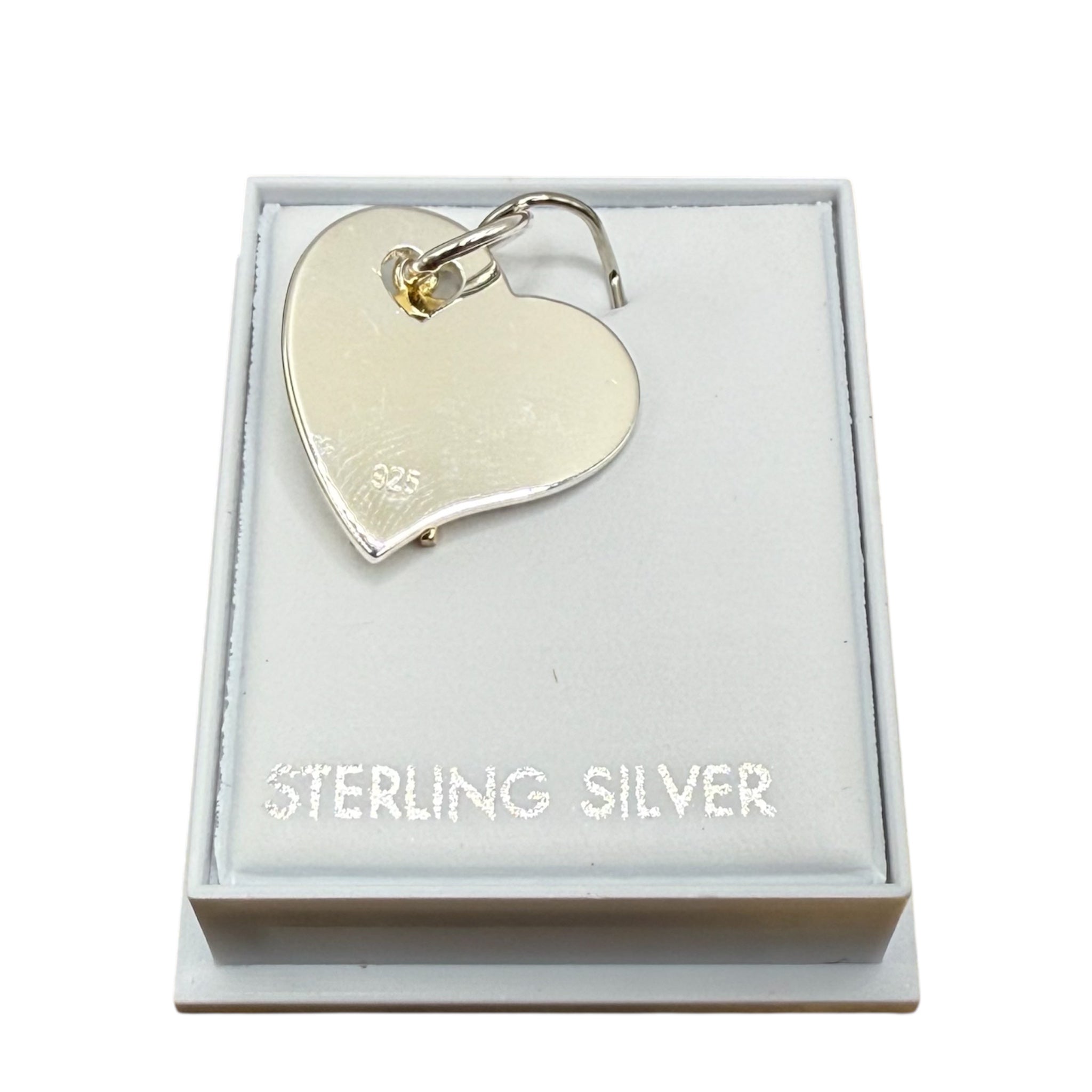 New Sterling Silver Heart Pendant