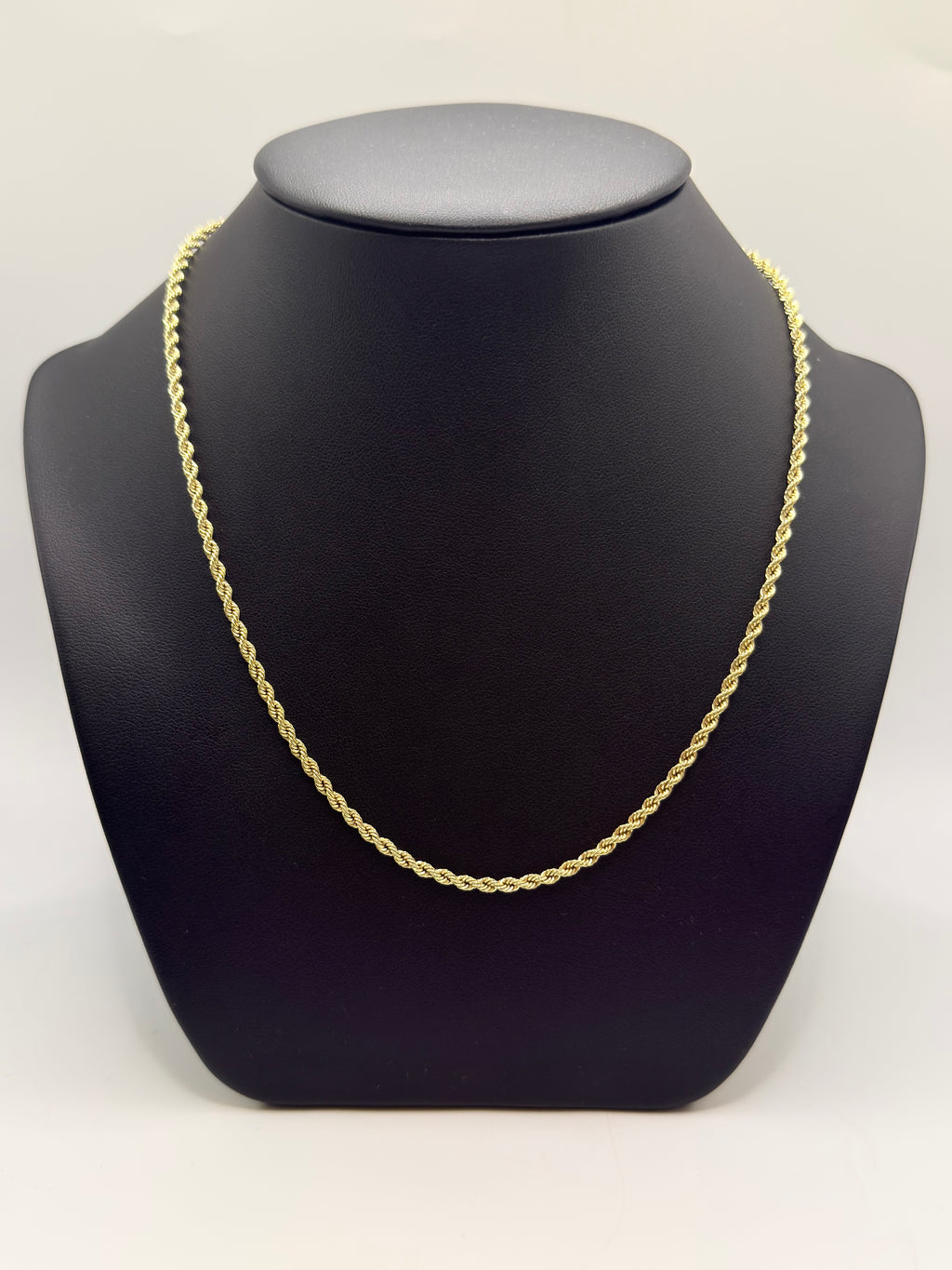 Vintage 9ct Gold Rope Chain