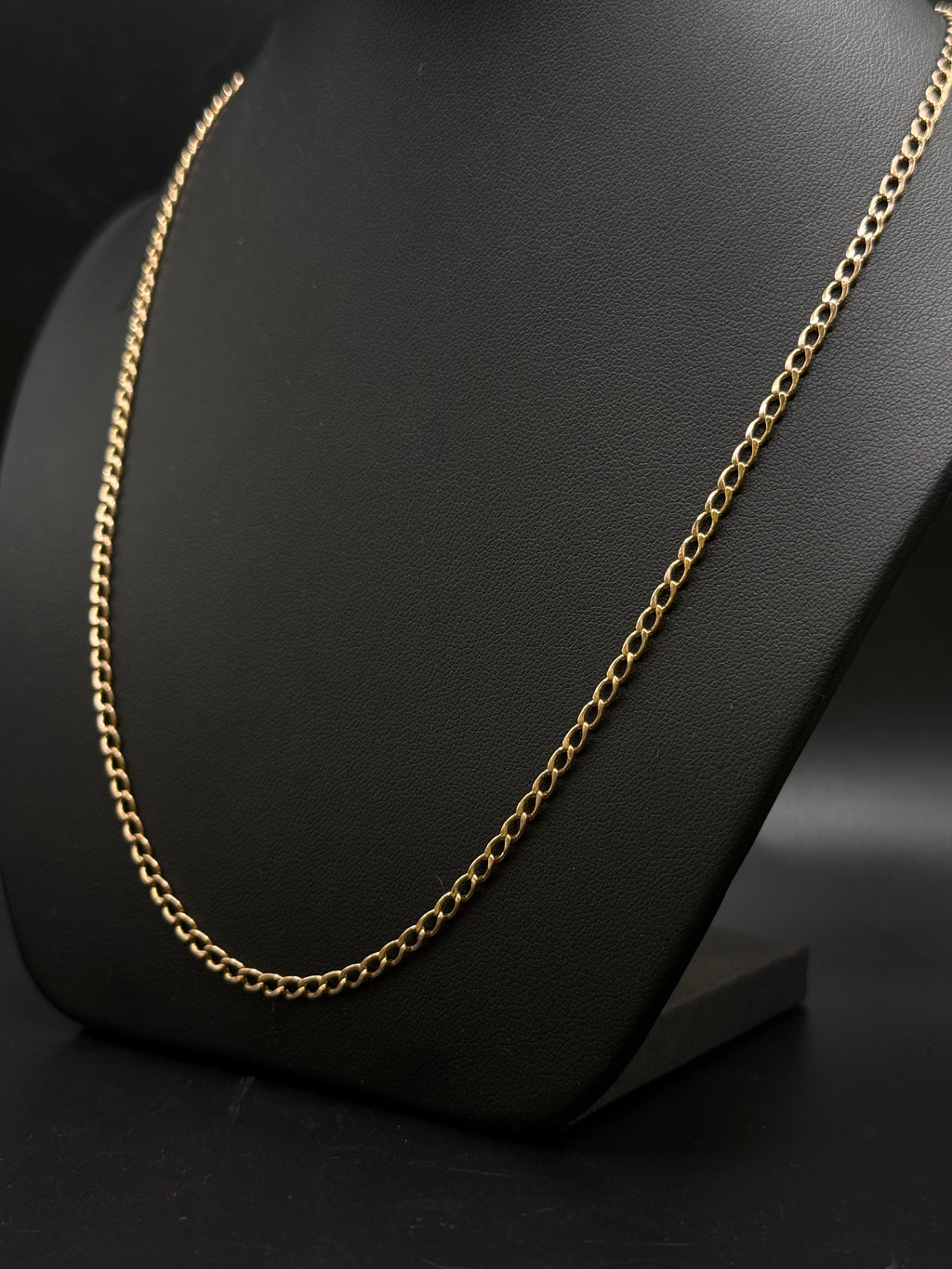 Vintage 9ct Gold Curb Chain