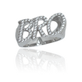 New Sterling Silver Bro Ring
