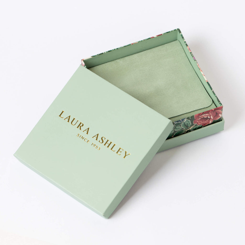 Laura Ashley Silver Heritage Daffodil Stud Earrings
