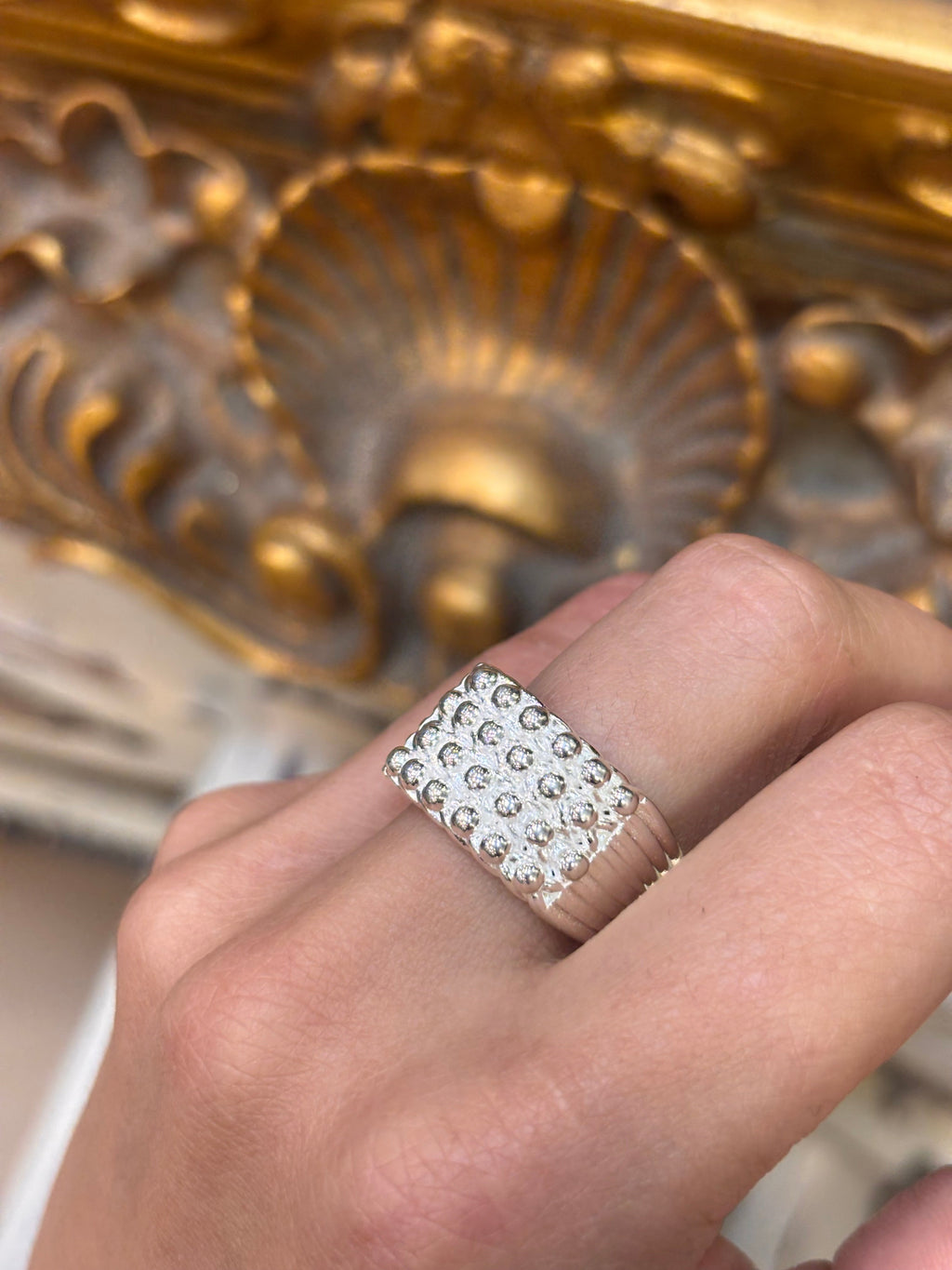 925 Sterling Silver Men's Re-sizable Keeper Ring