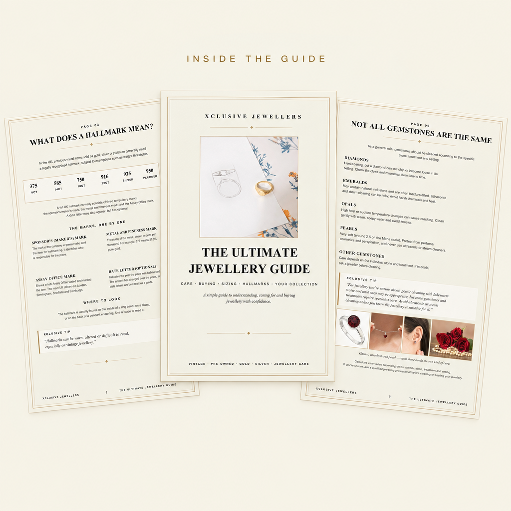 Three pages of the guide fanned under an INSIDE THE GUIDE heading